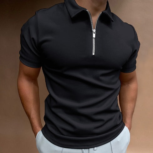 Santiago poloshirt met rits
